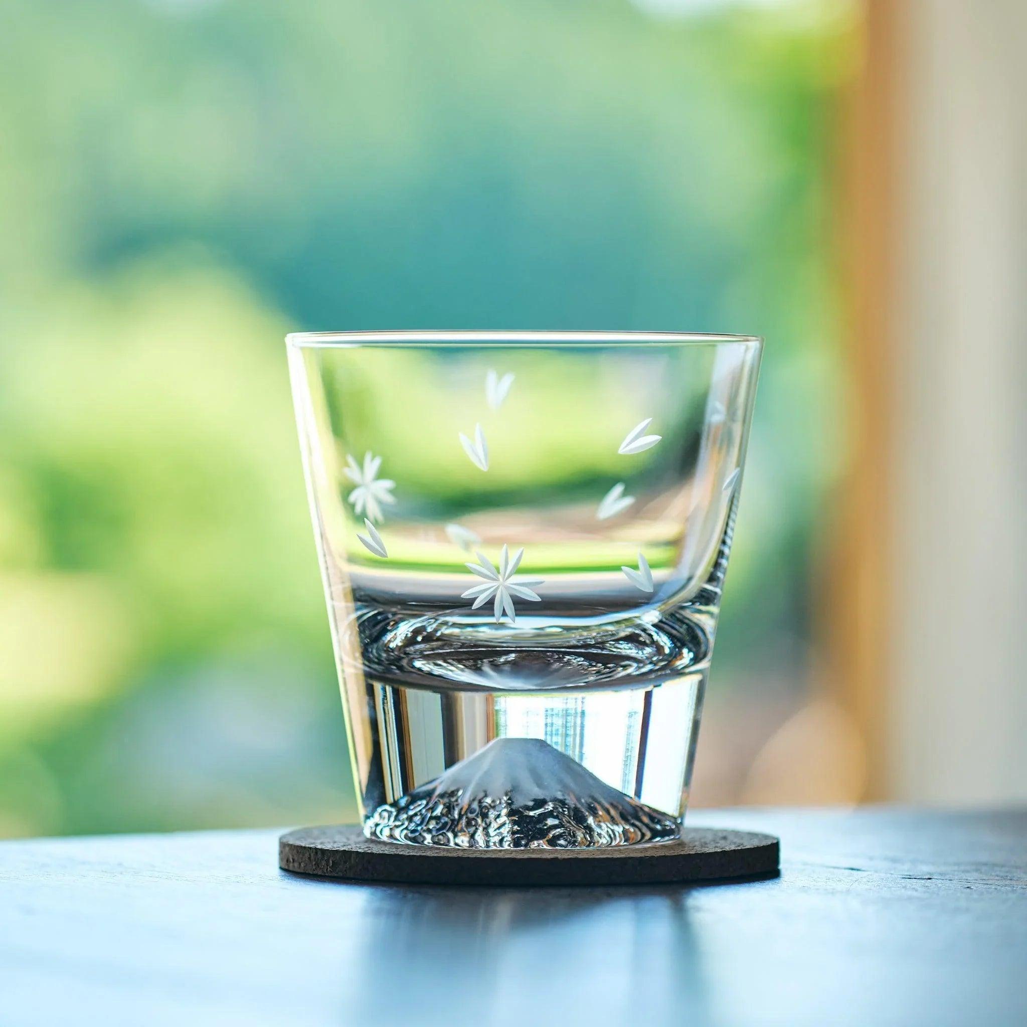 Tajima Mount Fuji Rocks Glass - Sakura – JOC Goods