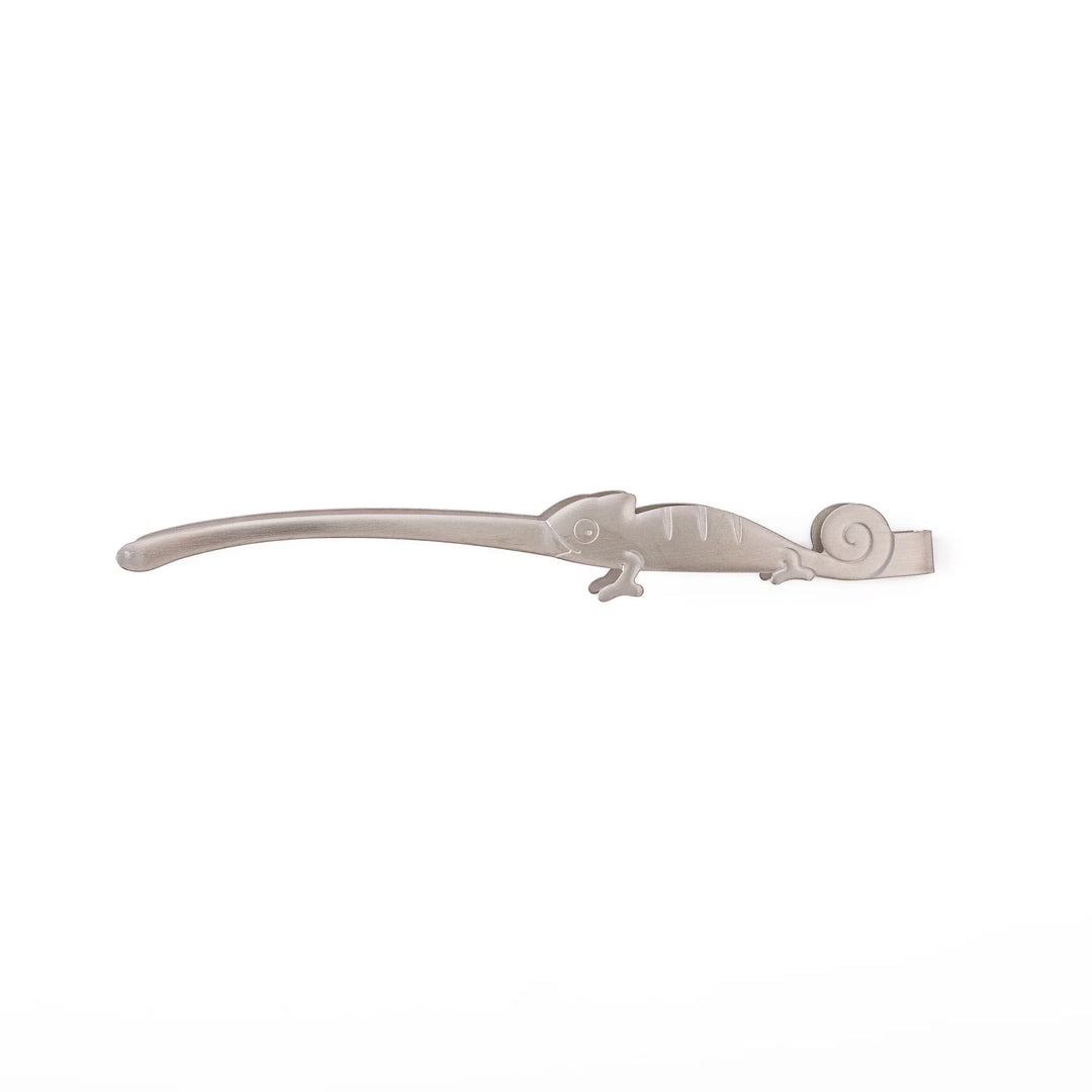 Unique Japanese chameleon kitchen tongs with creative animal shaped handle premium stainless steel food serving utensil