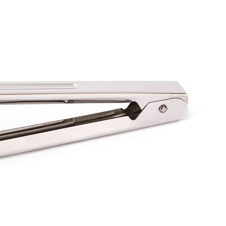 Unique Japanese stainless steel crocodile tongs decorative alligator shape food server for salads BBQ and appetizers