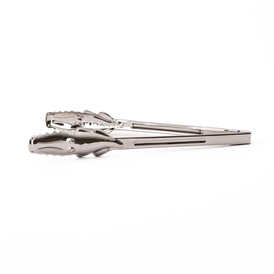 Unique Japanese stainless steel crocodile tongs decorative alligator shape food server for salads BBQ and appetizers
