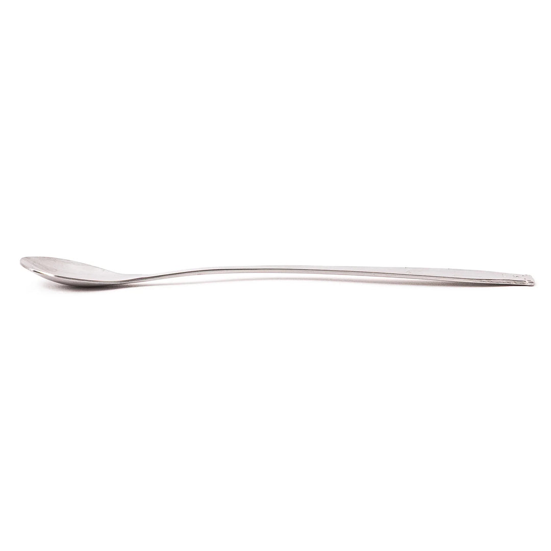 Cute Japanese kakigori spoon featuring polar bear design long handle stainless steel dessert spoon for shaved ice parfait