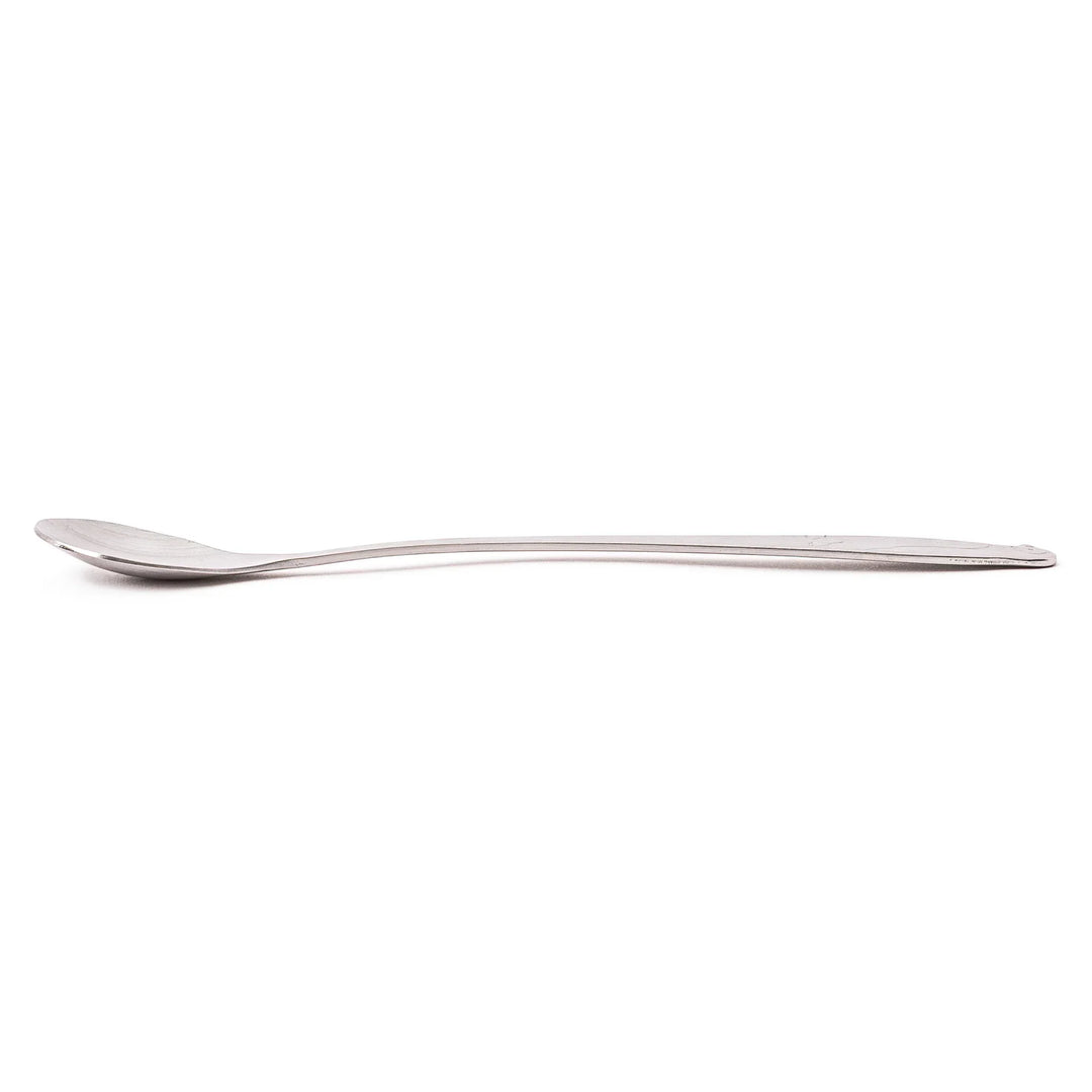 Cute Japanese kakigori spoon featuring penguin design long handle stainless steel dessert spoon for shaved ice parfait