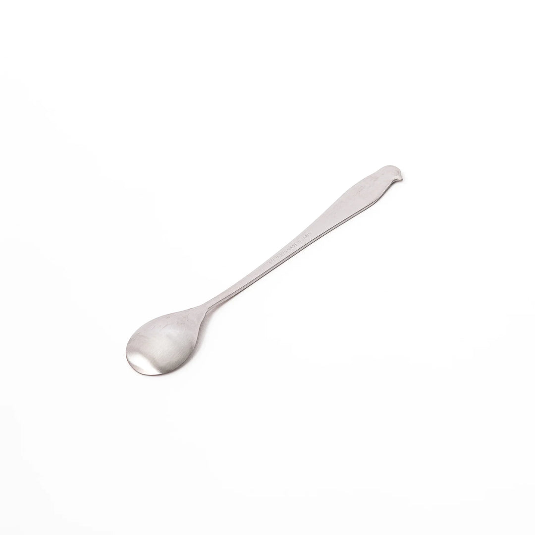 Cute Japanese kakigori spoon featuring penguin design long handle stainless steel dessert spoon for shaved ice parfait