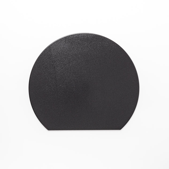 Silver Japanese Asanoha Hemp Leaf Placemat with a semi-circular shape and embossed geometric pattern, perfect for refined modern or traditional table settings.