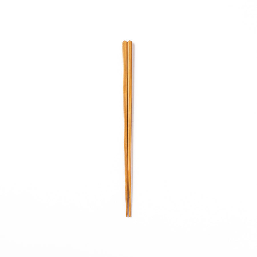 Authentic Japanese fine tip bamboo chopsticks with a natural bamboo finish for precise dining and minimalist table settings