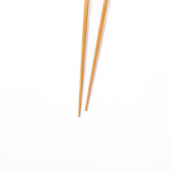 Authentic Japanese fine tip bamboo chopsticks with a natural bamboo finish for precise dining and minimalist table settings