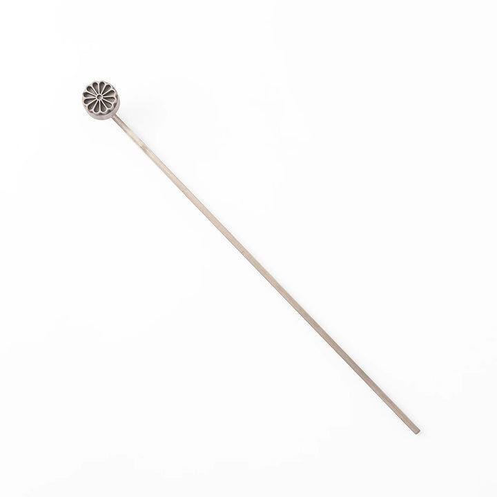 Traditional Japanese chrysanthemum bread branding iron, a hot stamp tool perfect for marking wagashi, manju, and castella cake