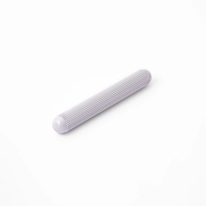 Japanese dough degassing rolling pin in small size, a textured abs resin pastry roller perfect for baking bread