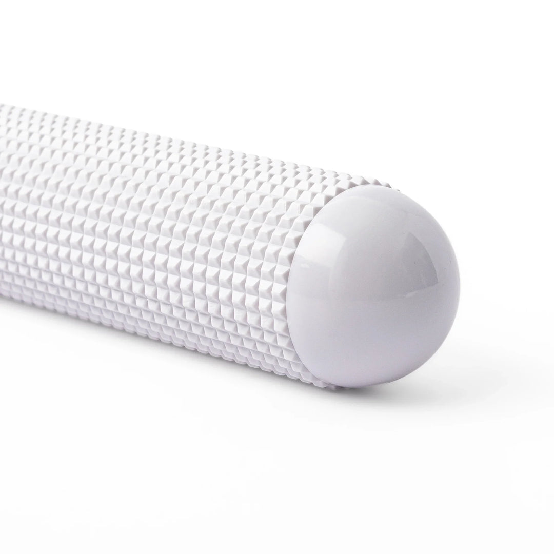 Japanese dough degassing rolling pin in small size, a textured abs resin pastry roller perfect for baking bread