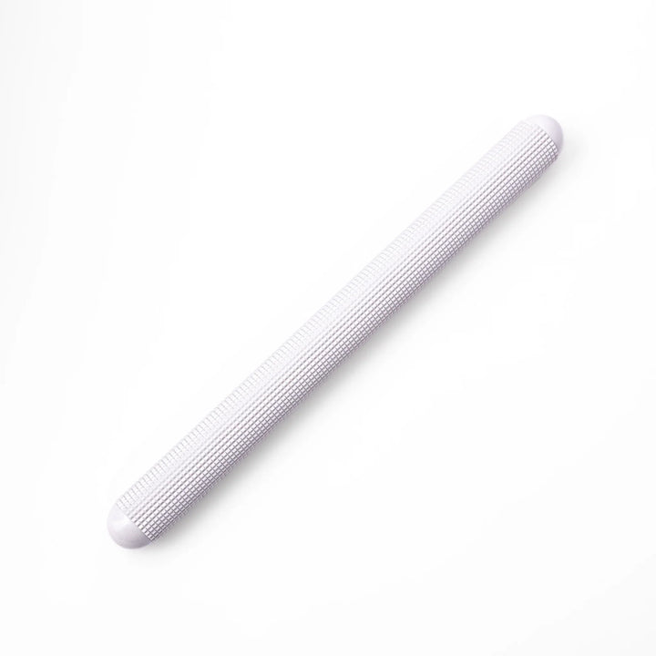 Japanese dough degassing rolling pin in large size, a textured abs resin pastry roller perfect for baking bread