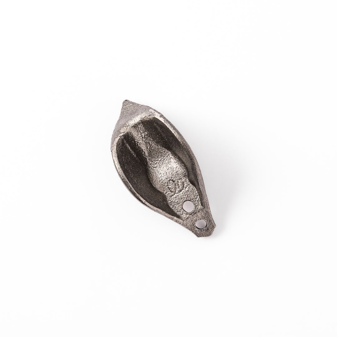 Little Bird Japanese Cast Iron Fish for boiling water to add iron supplement displayed on a plain white background