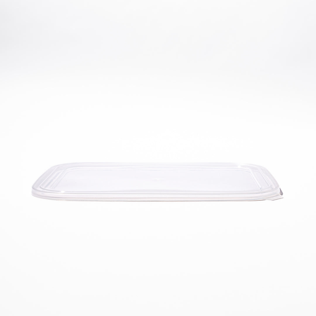 Transparent replacement lids for stainless steel prep trays with snug-fitting seal and durable construction for efficient food storage.