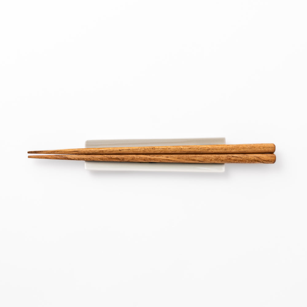 Japanese porcelain chopstick rest with Netherlands design featuring colorful houses, red tulips, and a blue windmill