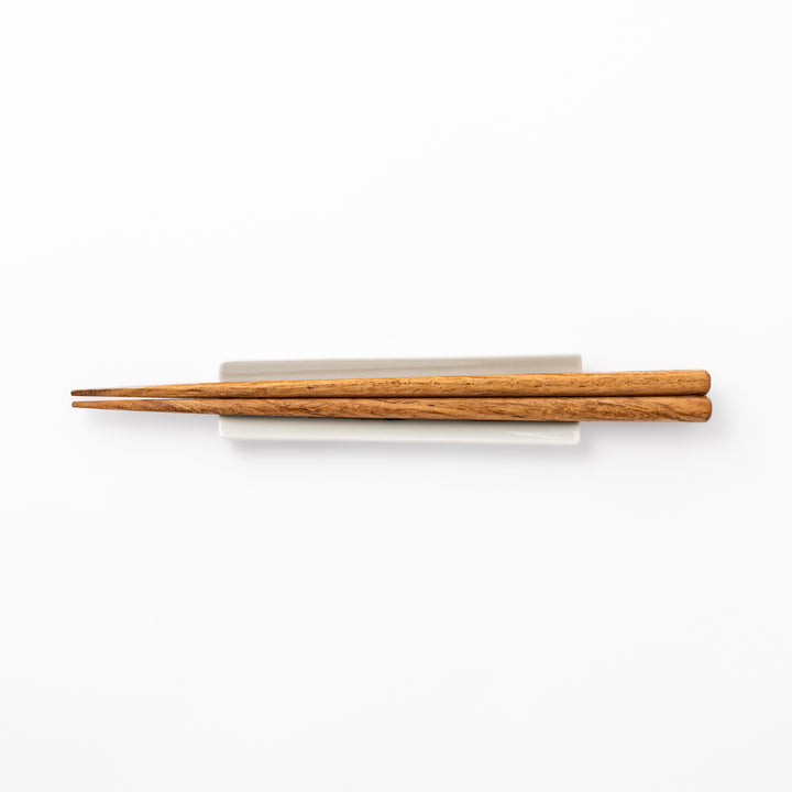 Japanese porcelain chopstick rest with Netherlands design featuring colorful houses, red tulips, and a blue windmill