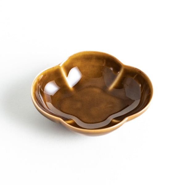 Caramel Quince Flower Sauce Dish