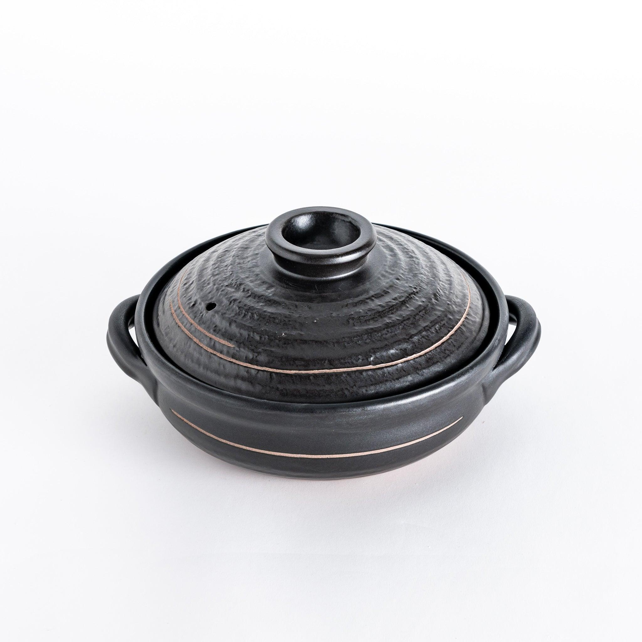 Carved Midnight Glaze Induction Compatible Family-Size Donabe – JOC Goods