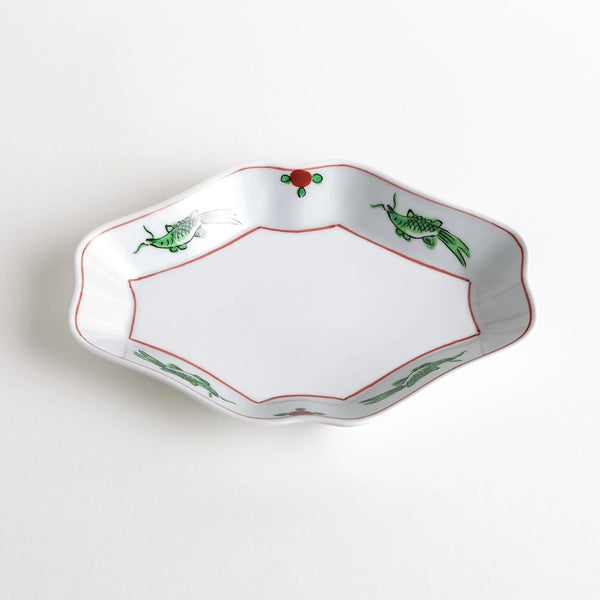Classic Fish Wave Edged Salad Plate