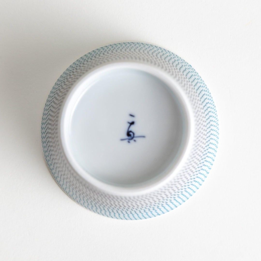 Ceramic condiment bowls, each with a delicate gradient pattern. The bowls are in various pastel colors, including red, green, turkish blue, purple, and blue showcasing their textured design.