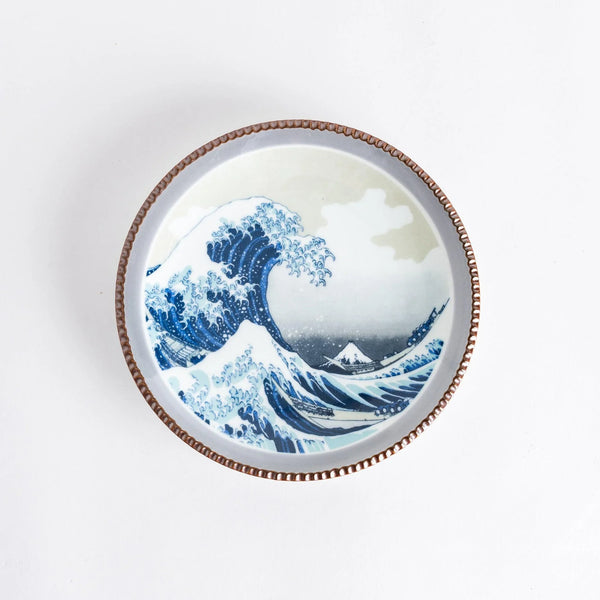 Hokusai Great Wave Salad Plate