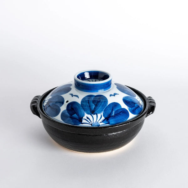 Floral 8 inch Donabe