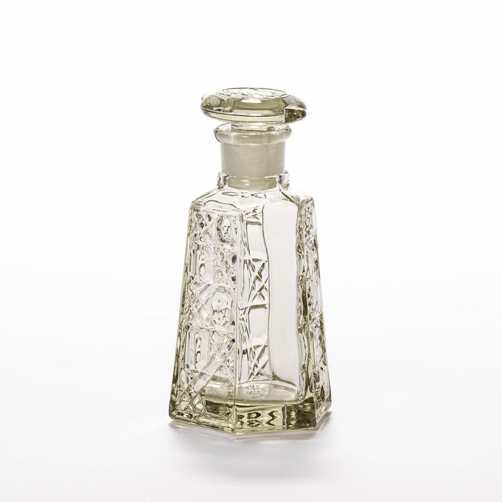 Stylish soy sauce dispenser with a geometric lattice cut design, featuring a smooth pour spout and elegant hexagonal base.