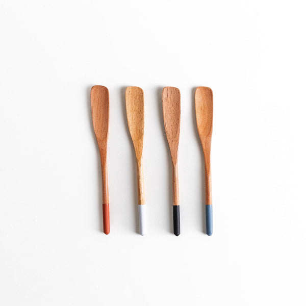 Minimalist Pastel Tipped Wooden Butter Knife