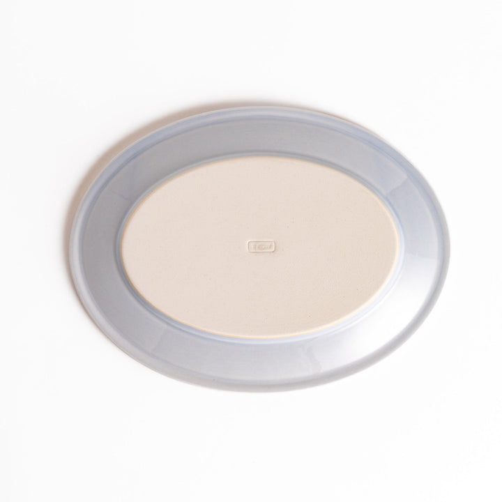 Durable and elegant blue ceramic salad plate, adding a pop of color to your table setting.