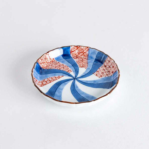 Pinwheel Mount Fuji Dessert Plate