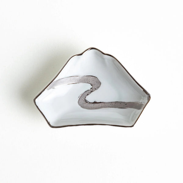 River Mount Fuji Shape Mini Sauce Dish