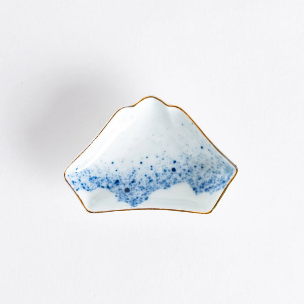 Sprayed Ink Mount Fuji Shape Mini Sauce Dish