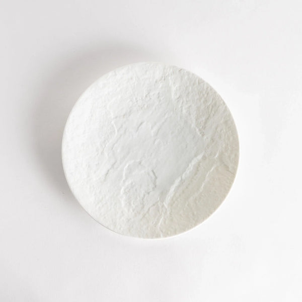 White Meteor Luncheon Plate