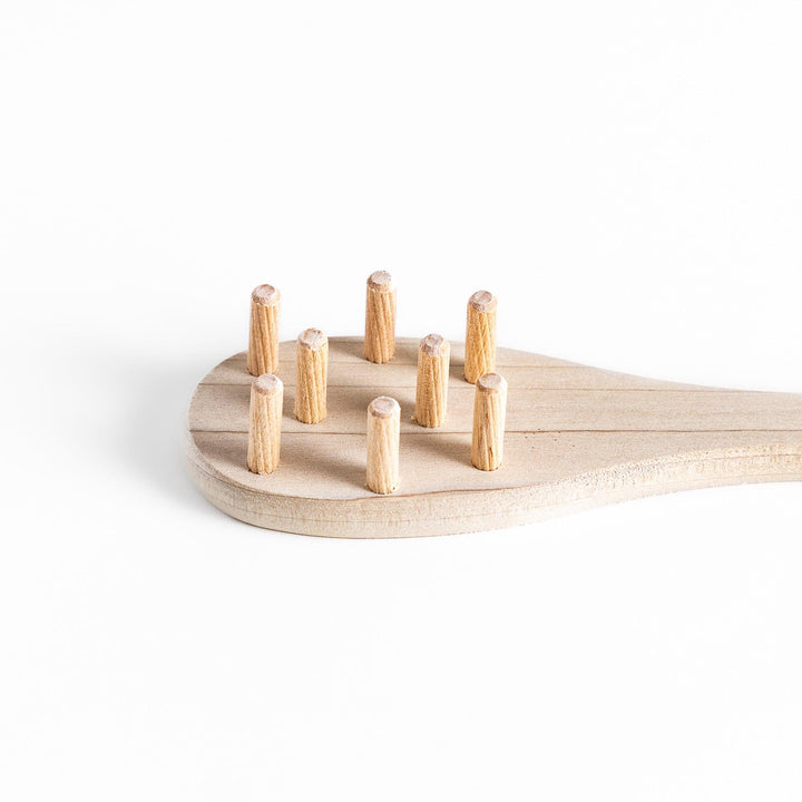 Wood Pasta Fork, a kitchenware tool with a wooden handle and forked design, ideal for stirring and serving pasta with ease while adding a natural touch to your kitchen.